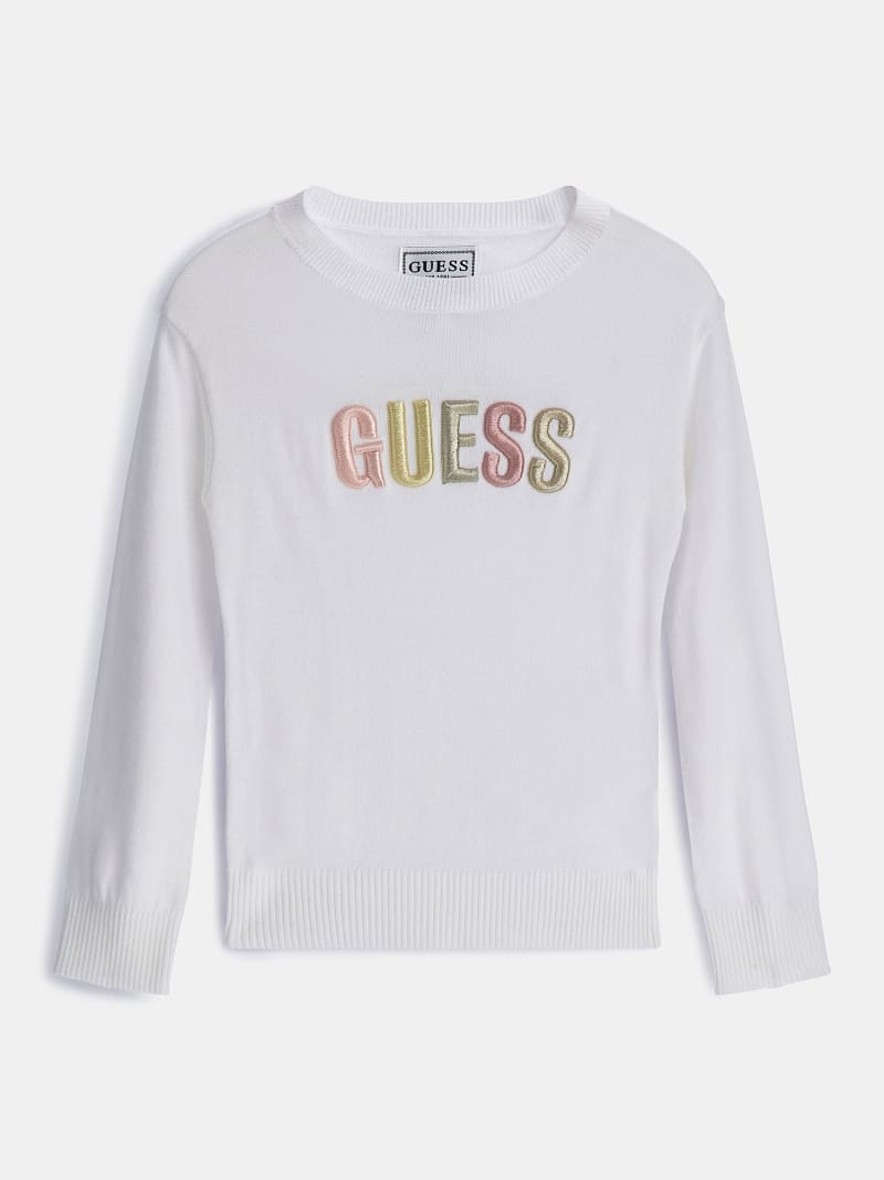Embroidered logo sweater