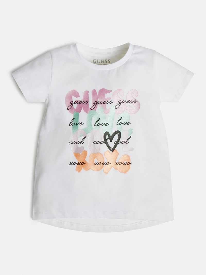 T-shirt logo frontale Bambina | GUESS® kids Sito Ufficiale