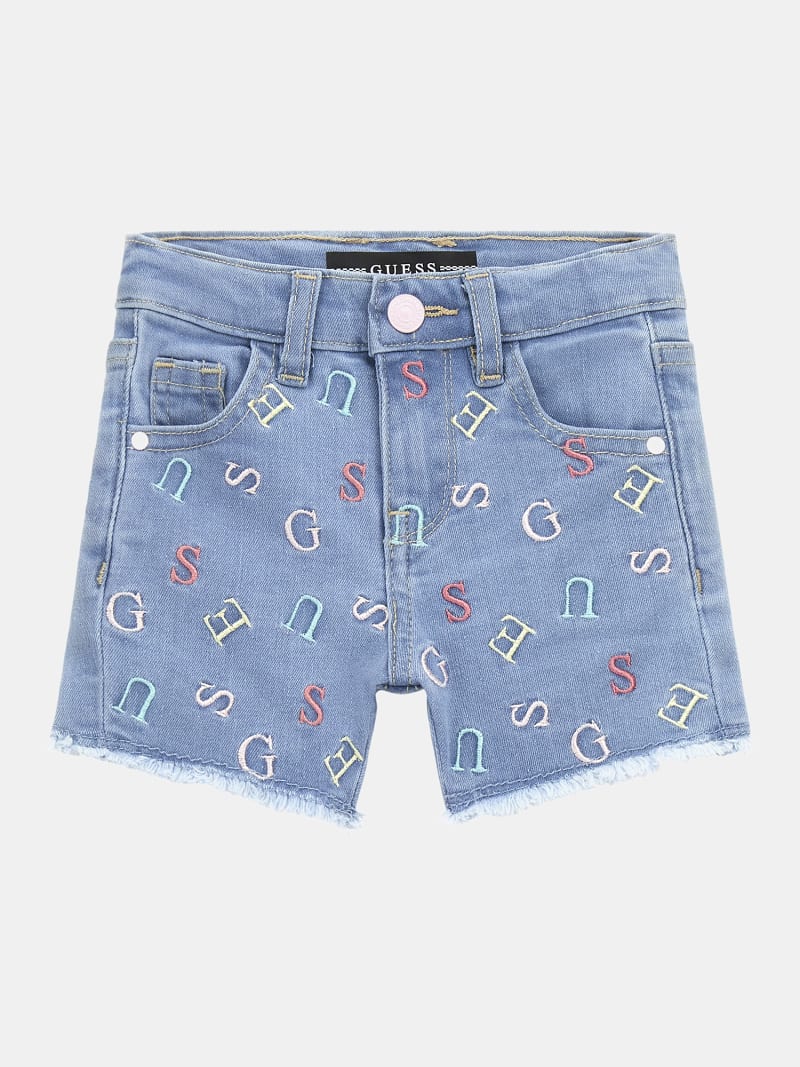 Girls stretch discount denim shorts