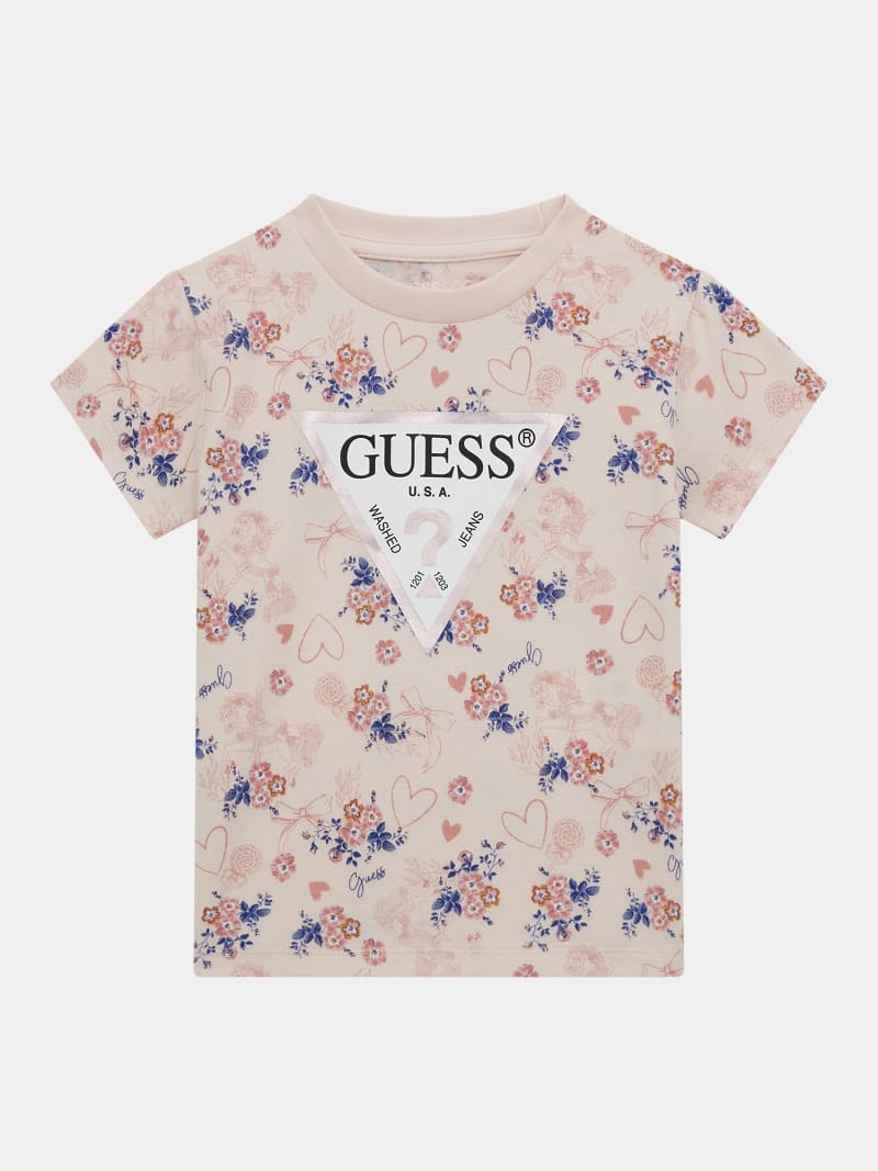 Camiseta estampado floral integral