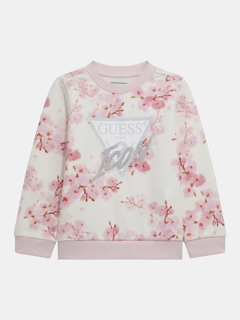 GUESS Kids All over floral print sweatshirt Girls