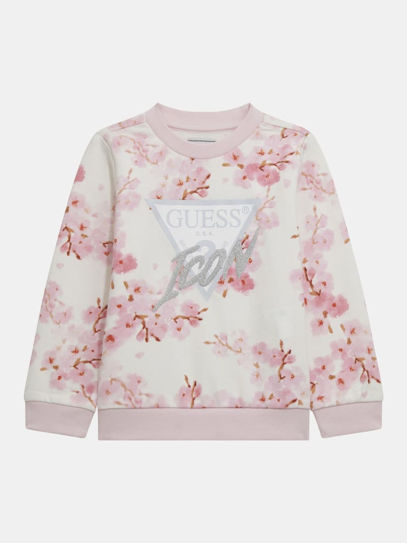 GUESS® Kids All over floral print sweatshirt Girls