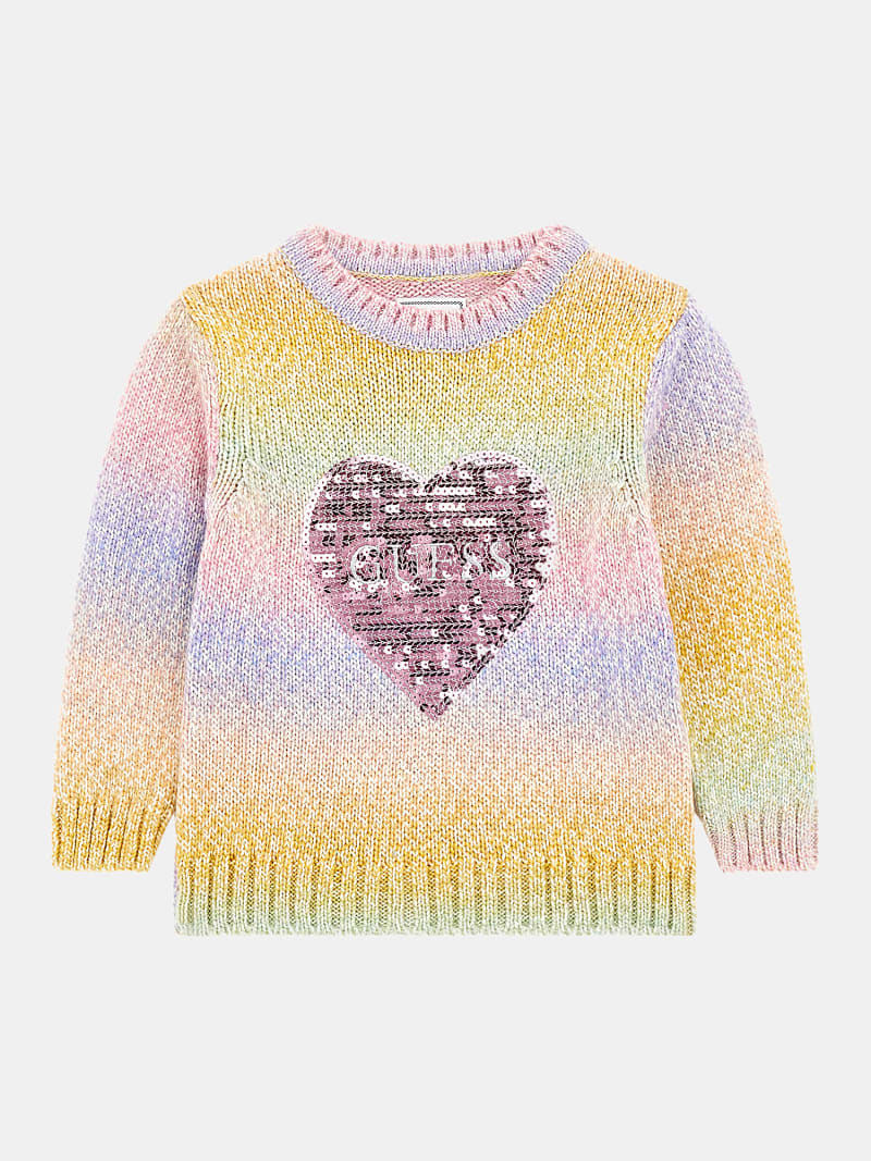 GUESS Kids Pull c ur a sequins Fille