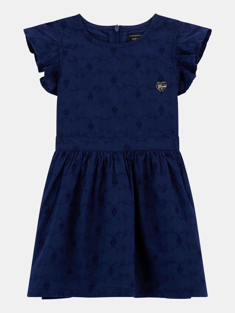 GUESS® Kids Eyelets midi dress Girls