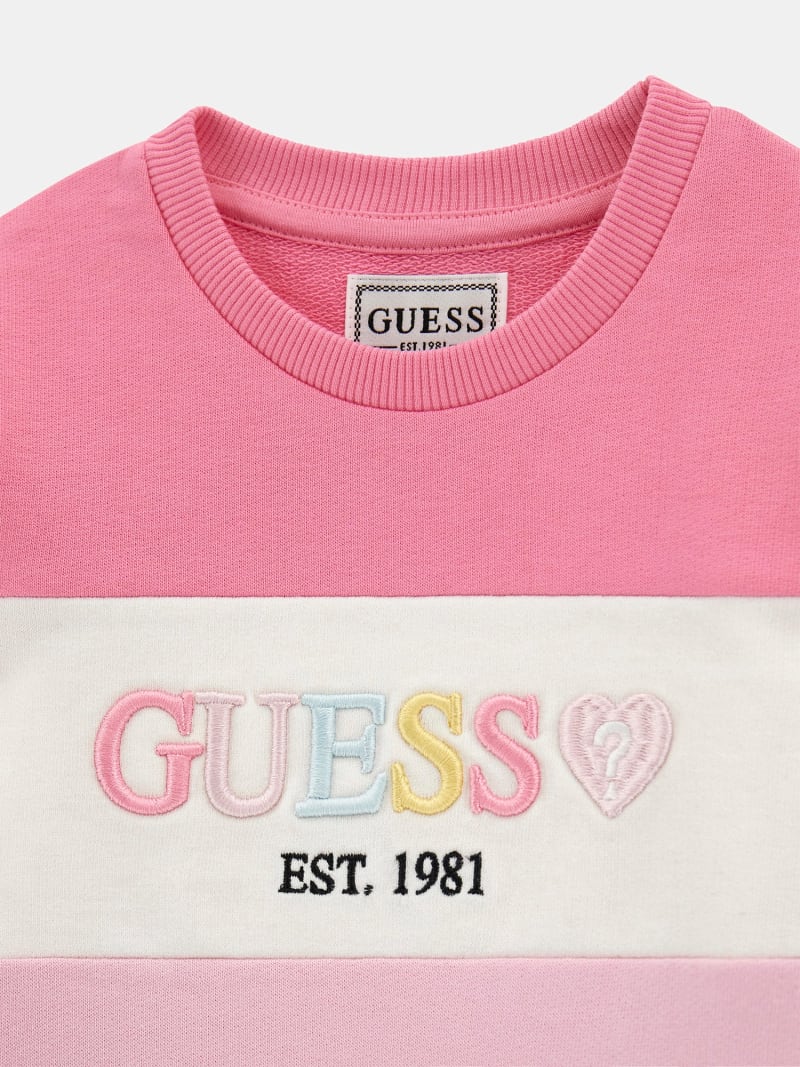 Robe Fille Guess - Modèle Art J5YK04 KA6R4 - 100% Coton, Uni