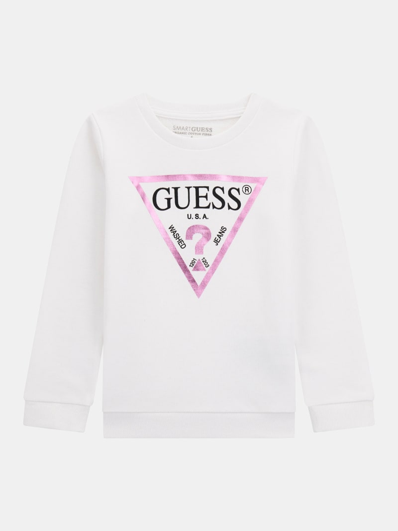 SWEAT-SHIRT LOGO TRIANGLE IRISÉ