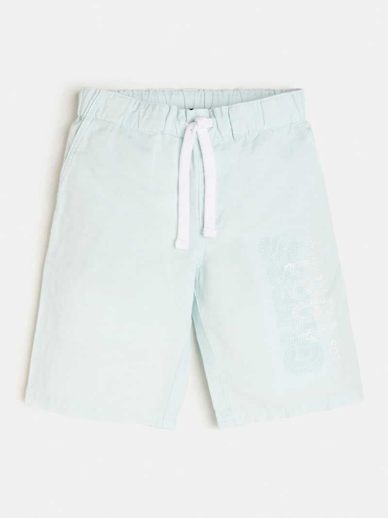 guess linen shorts