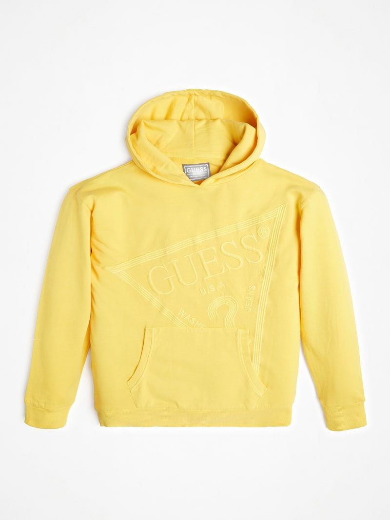 guess yellow hoodie