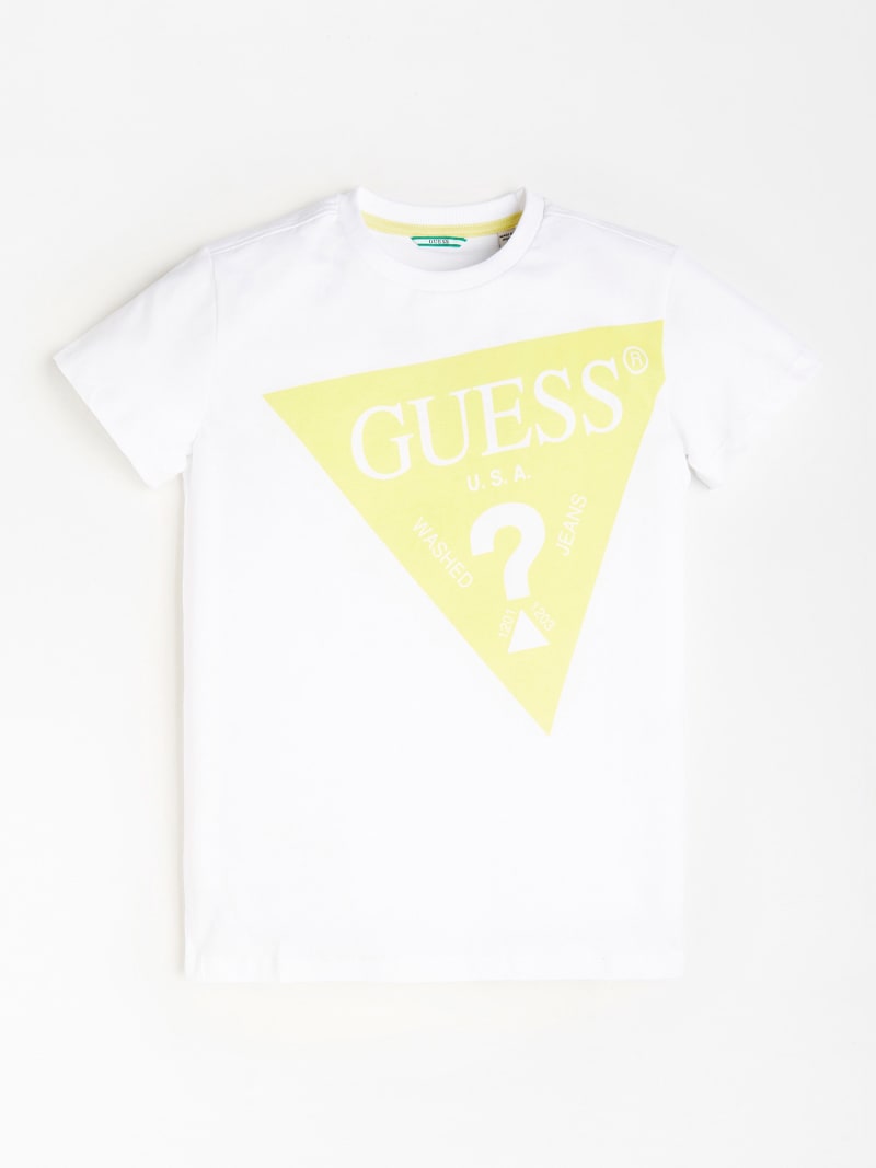 guess t shirt yellow