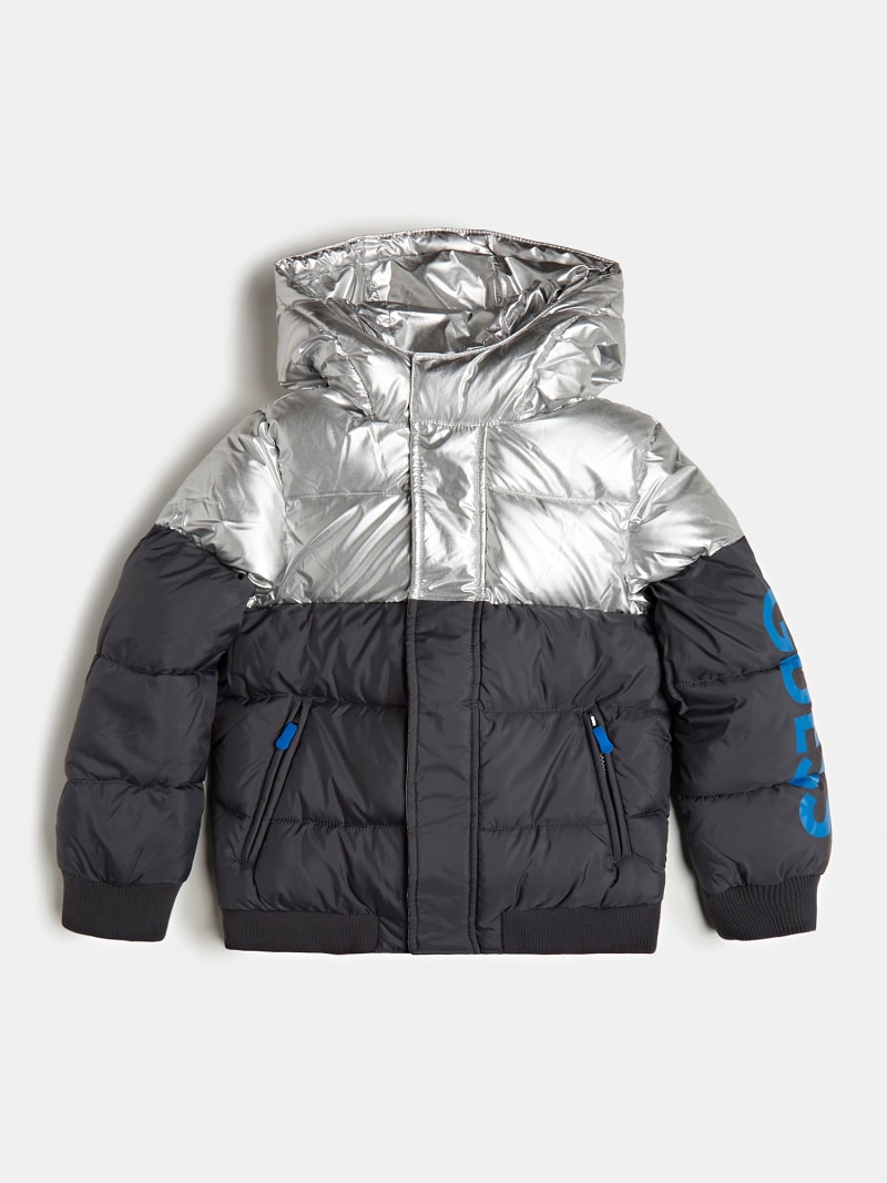 guess color block jacket