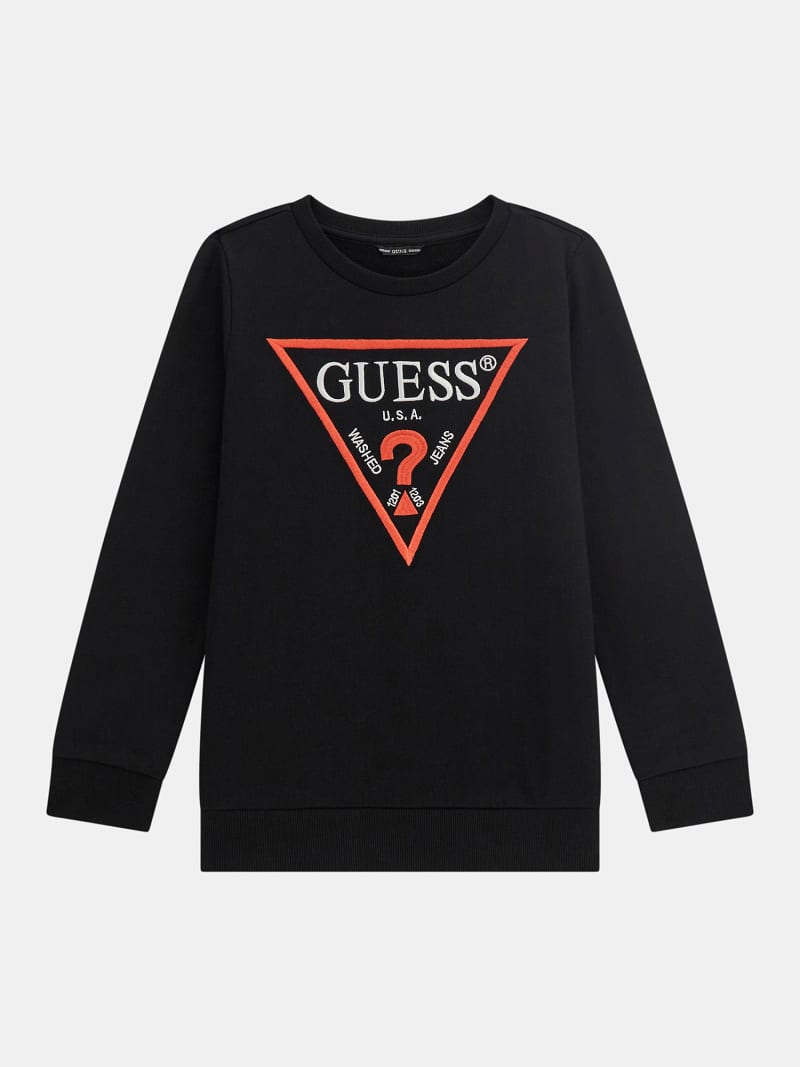 Triangle logo embroidery sweatshirt