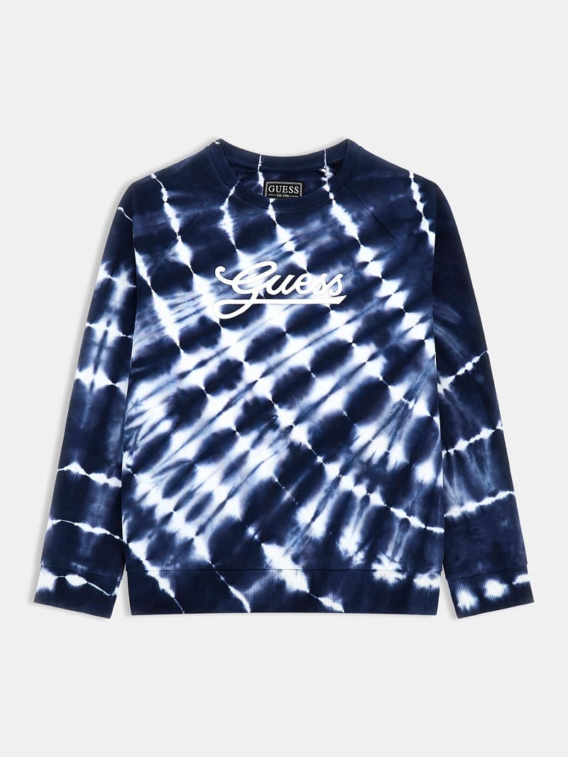 Guess tie dye sweatshirt hotsell