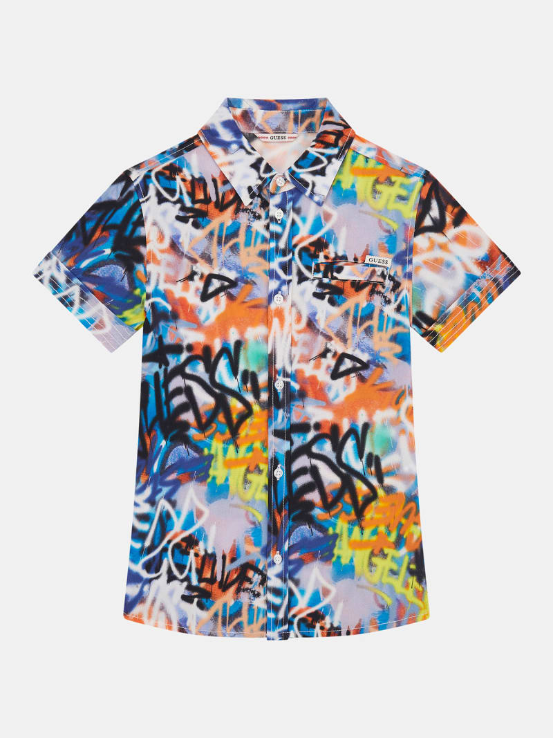 Overhemd met print all-over