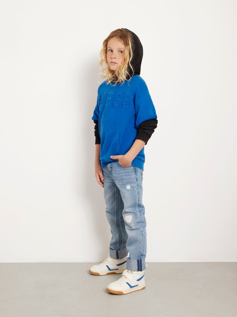 Logo embossed sweatshirt