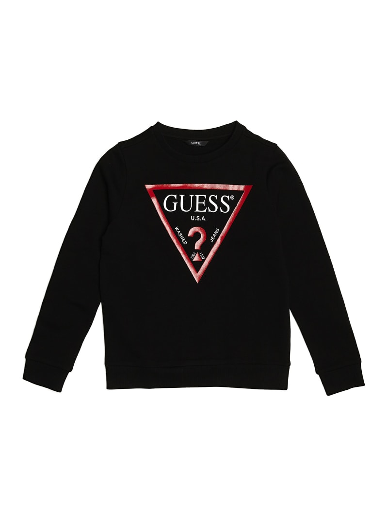 guess triangle sweatshirt