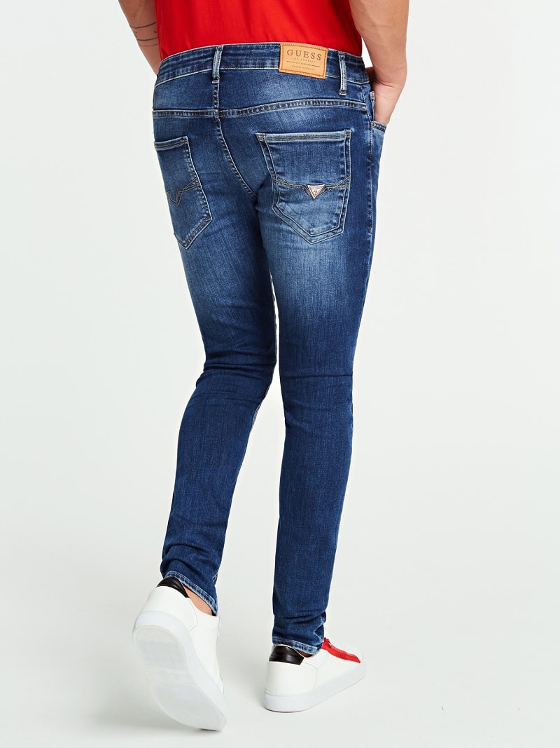 Super Skinny Fit Denim Pant Guess Official Online Store