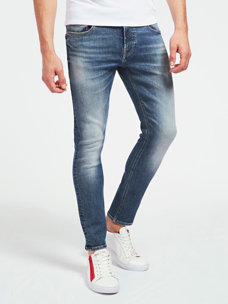 Super Skinny Fit Denim Pant Guess Official Online Store