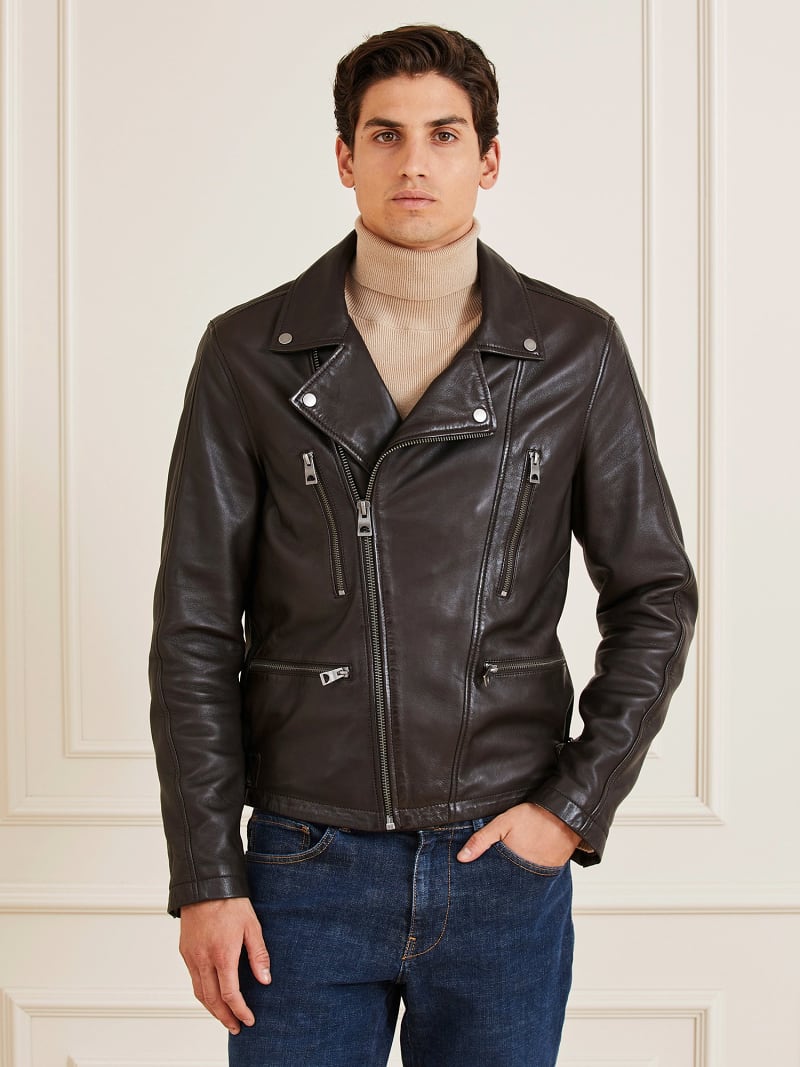 Real biker jacket on sale