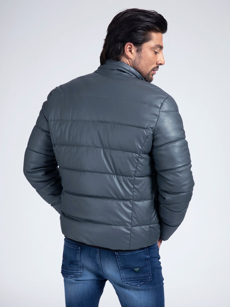 doudoune imitation cuir