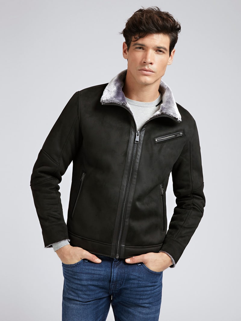 Guess suede jacket clearance