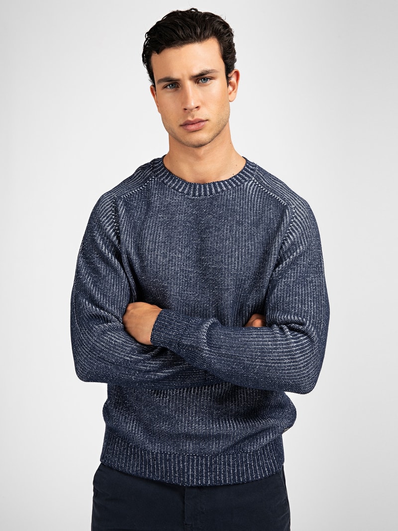 guess crew neck sweater
