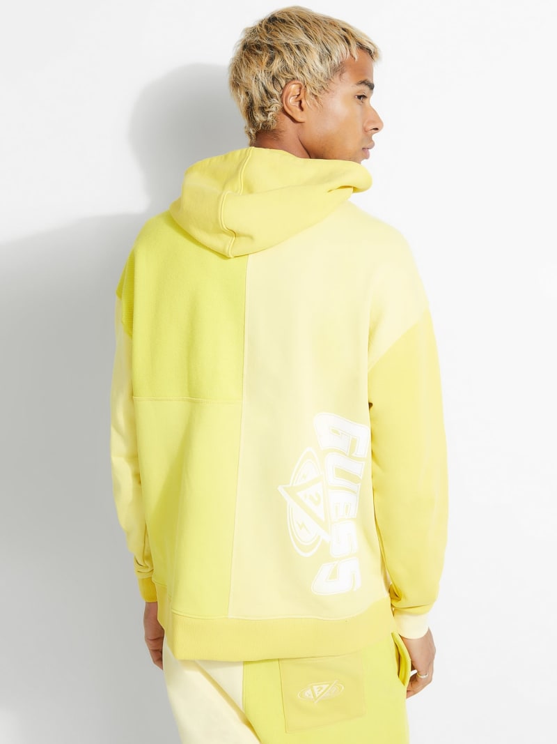 guess yellow hoodie