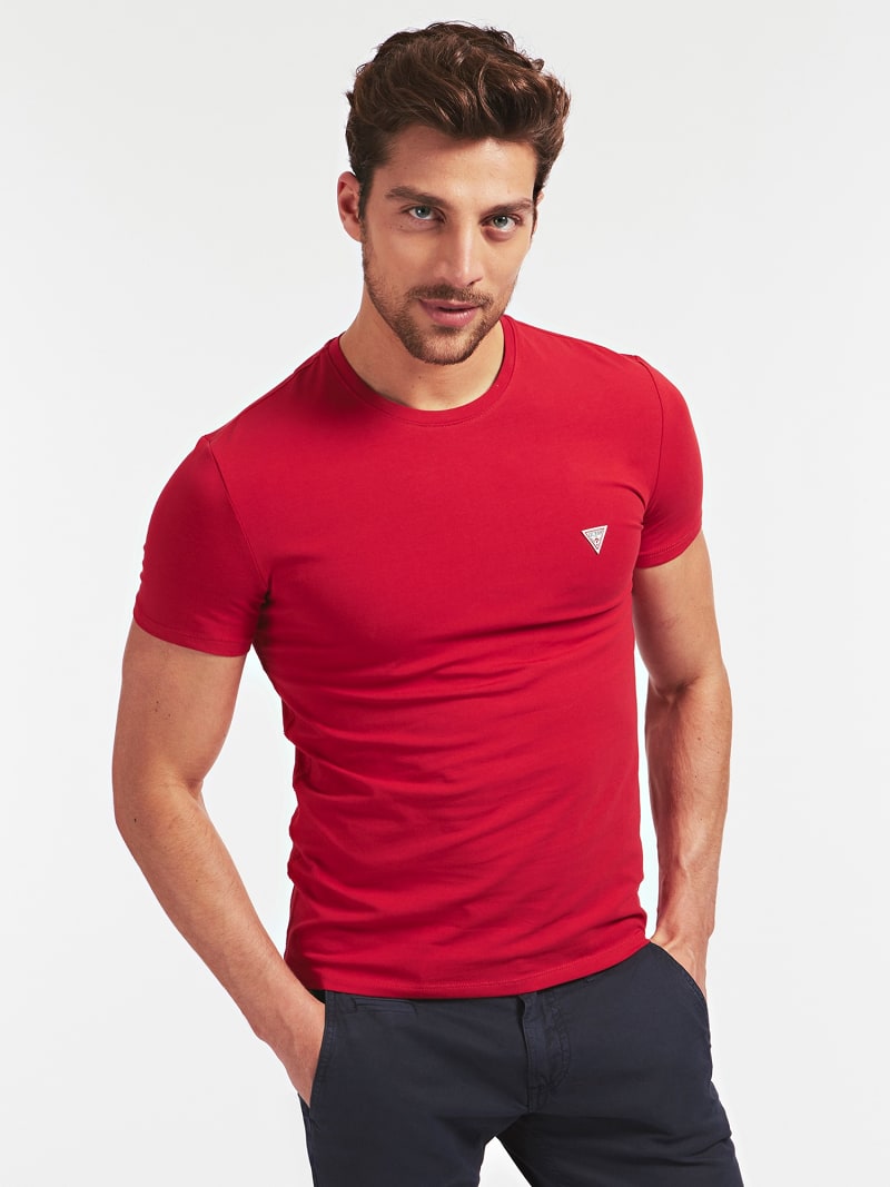 red slim fit t shirt