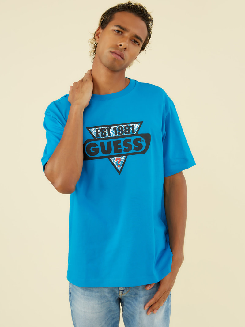 Chandail guess ligné clearance