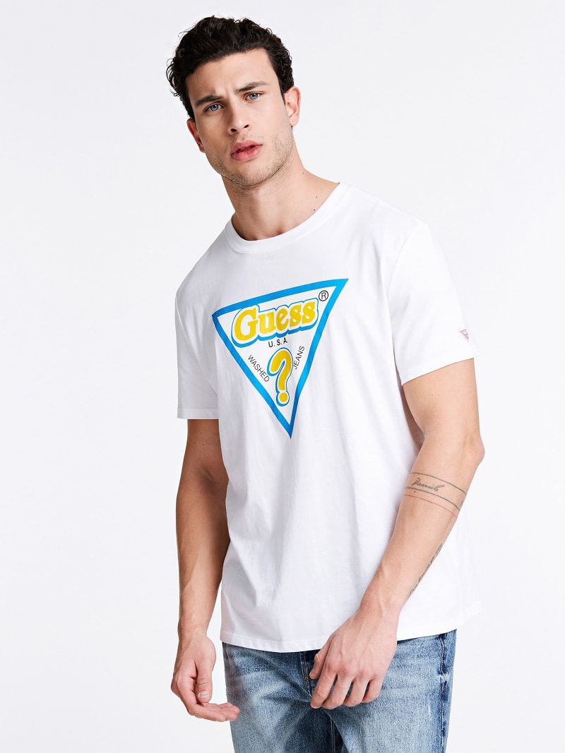 ФУТБОЛКА С ТРЕУГОЛЬНЫМ ЛОГОТИПОМ | GUESS® Outlet