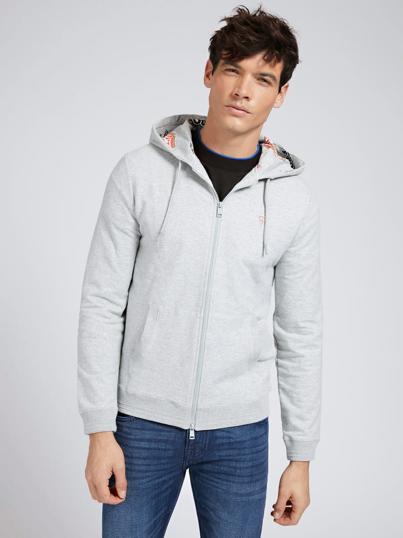 VESTE MOLLETONNEE GLISSIERE | Boutique Guess Officielle en ...