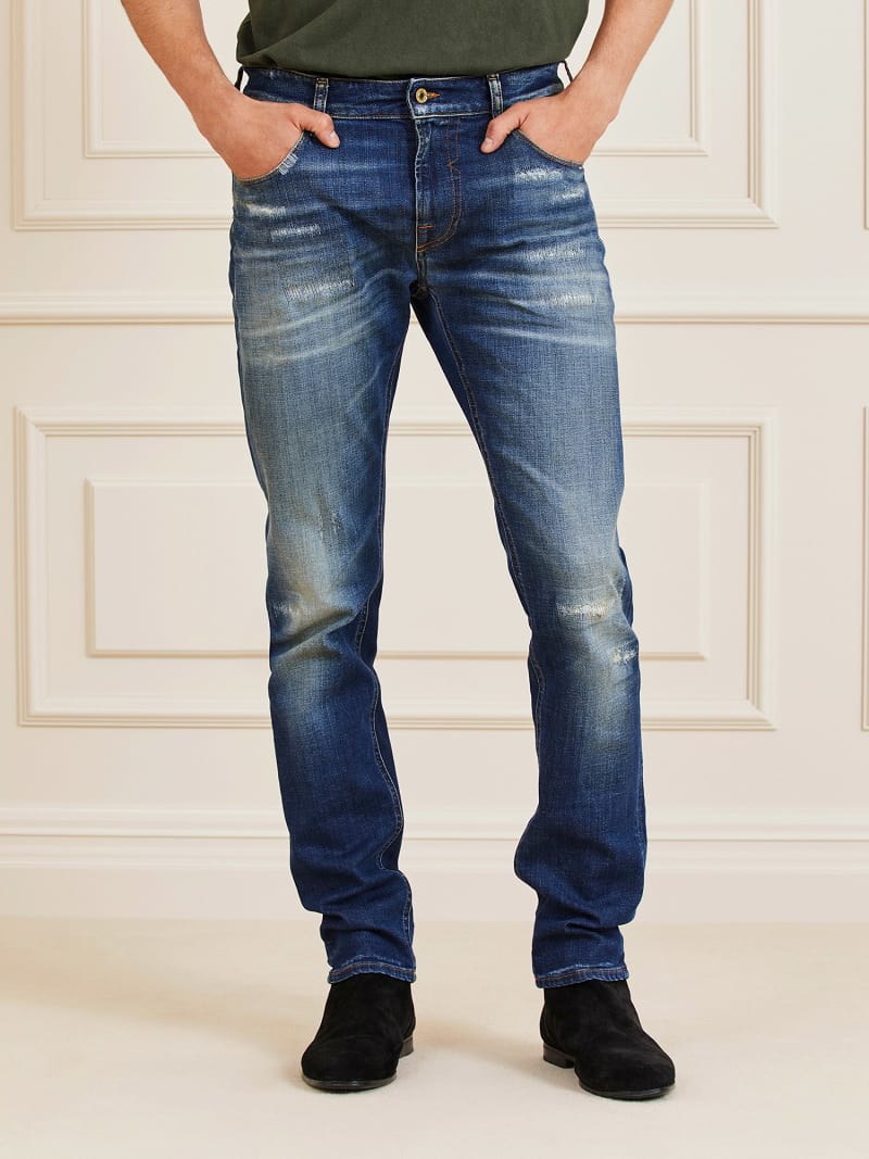 Super Skinny Fit Denim Pant Guess Official Online Store