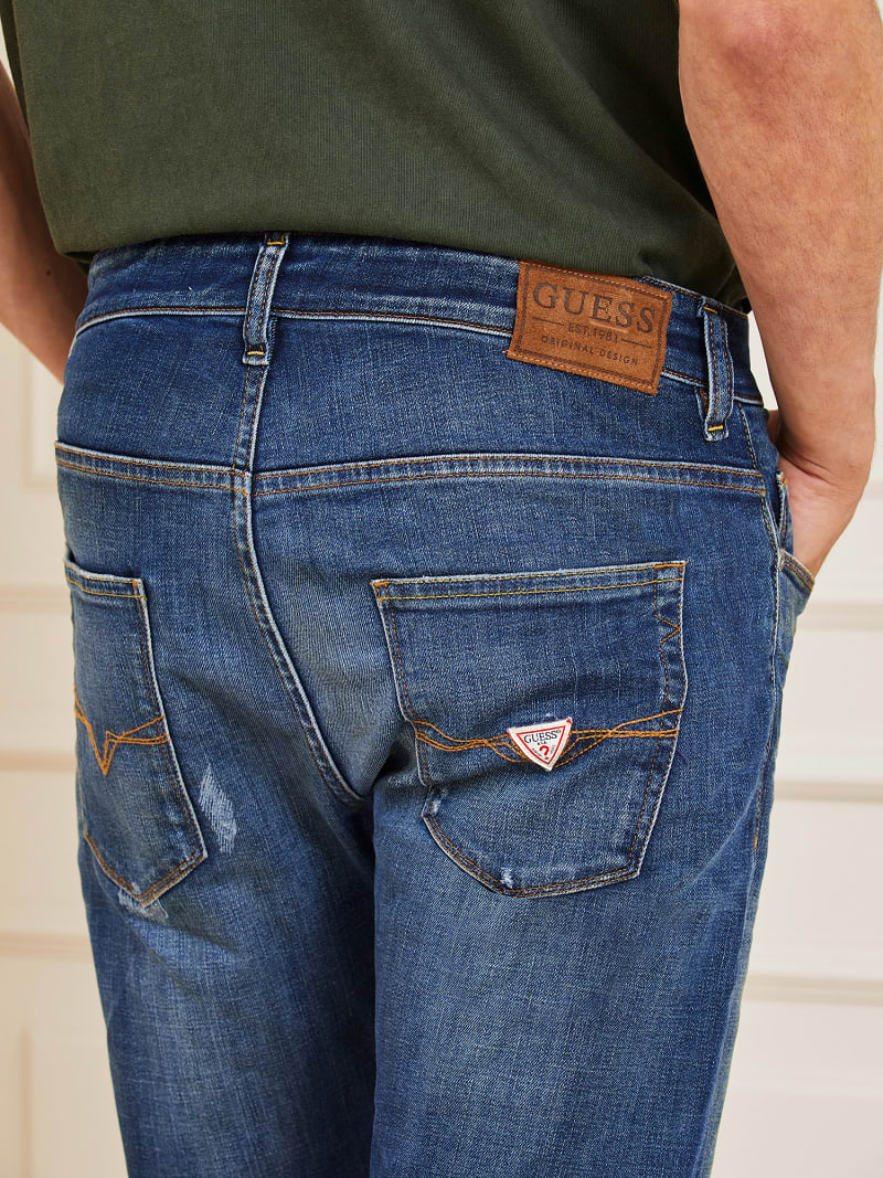 Super Skinny Fit Denim Pant Guess Official Online Store
