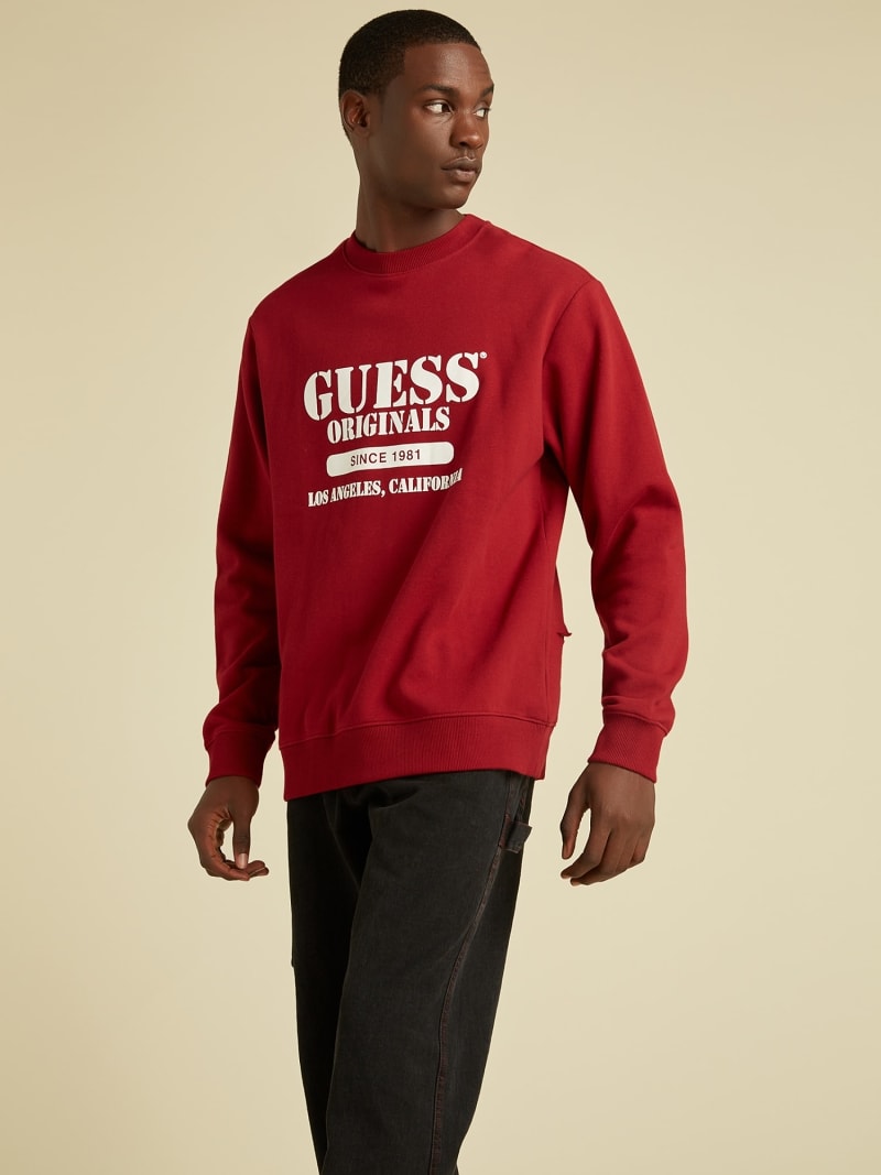Red sweatshirt for men hotsell