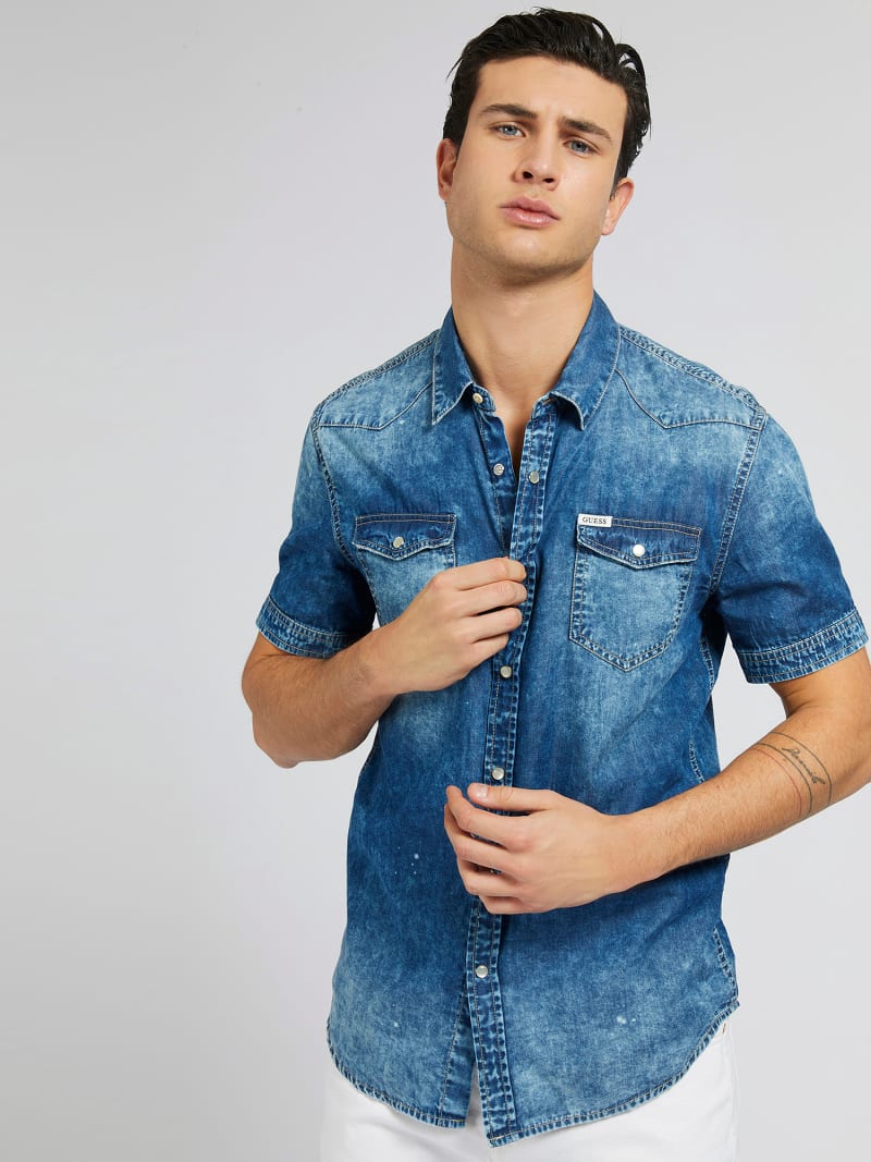 Guess men's denim shirt Clearance