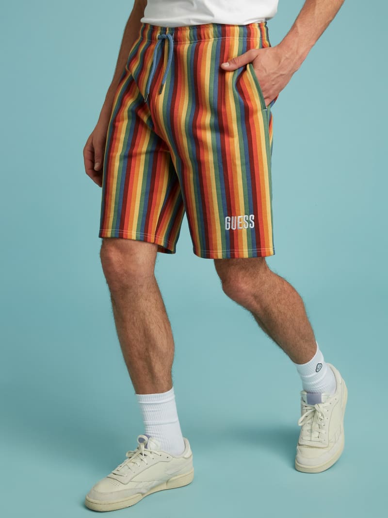 STRIPED SHORTS | Guess Official Online