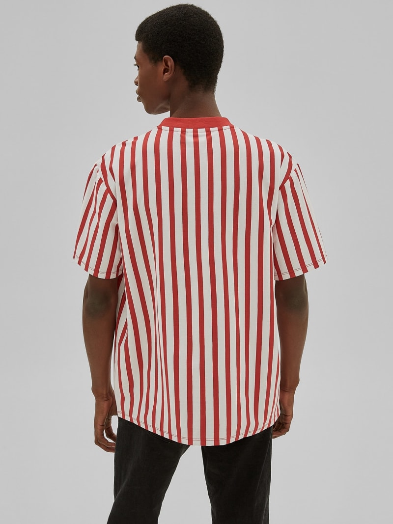 T shirt 2025 guess rayé