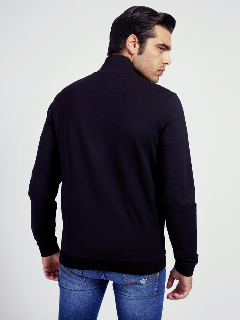 VESTE MOLLETONNEE A GLISSIERE | Boutique Guess Officielle ...