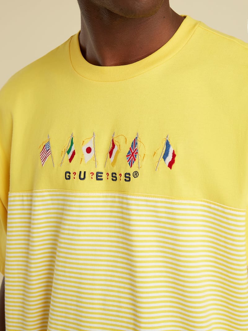 Flag Logo T Shirt Guess Official Online Store