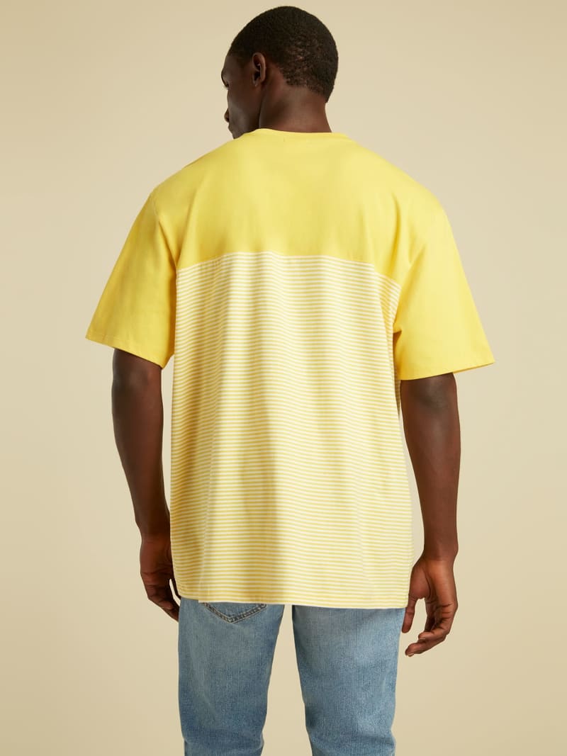 Guess ivy striped tee deals