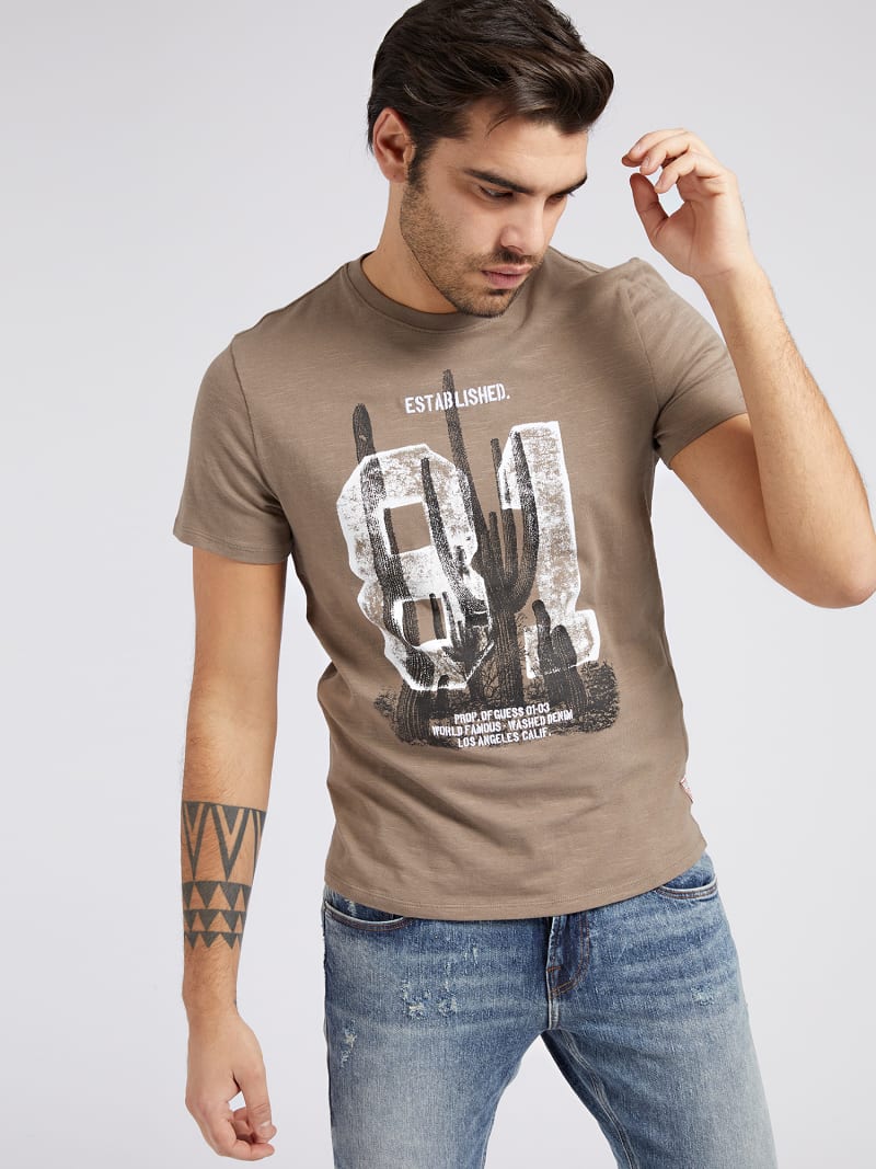 Front Print T Shirt Guess Official Online Store