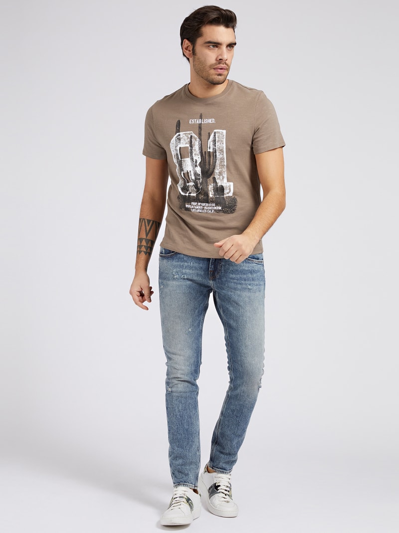 Front Print T Shirt Guess Official Online Store