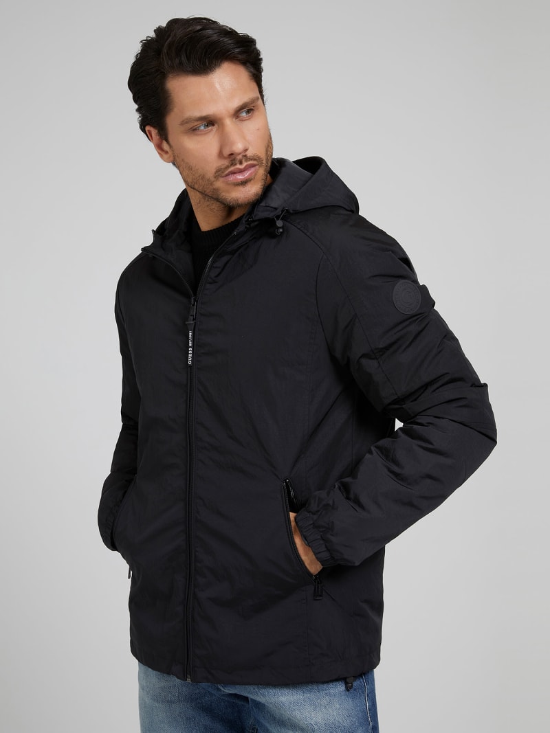 Guess black windbreaker 2025