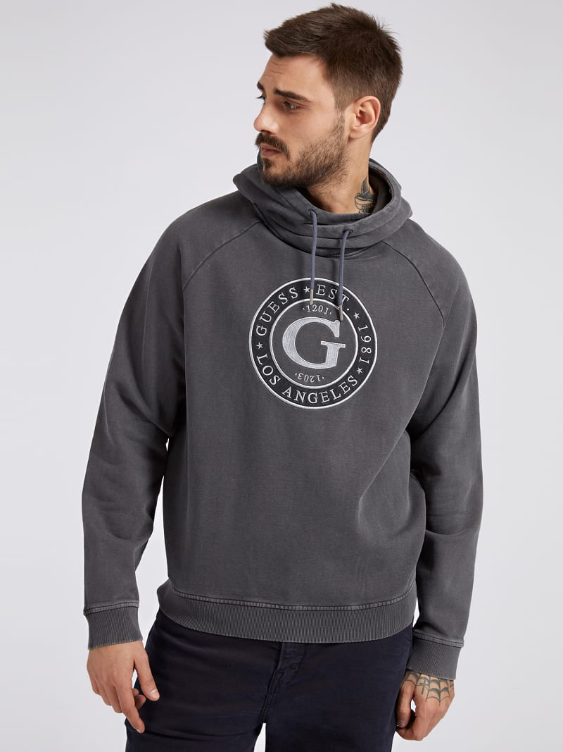 Front Logo Sweatshirt Guess Official Online Store