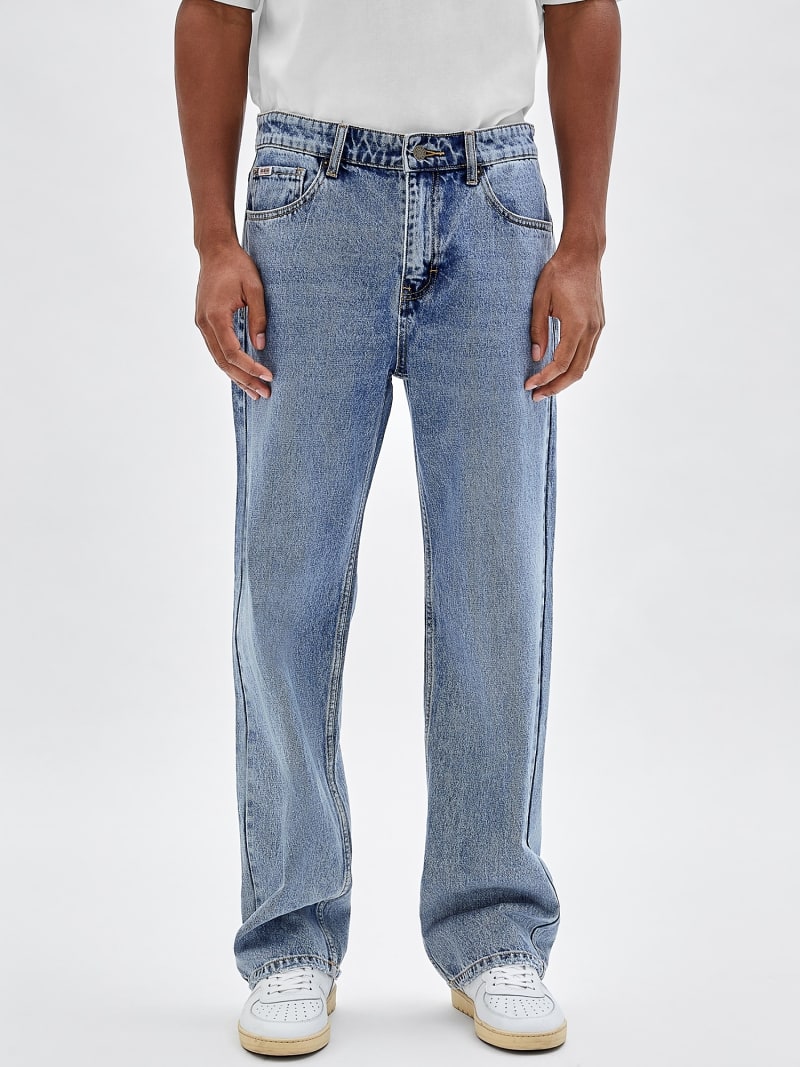 Pantalon vaquero recto hombre discount