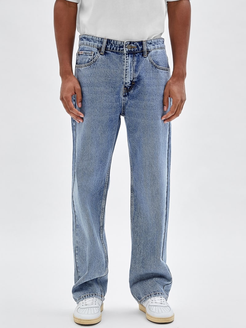 Straight denim pant