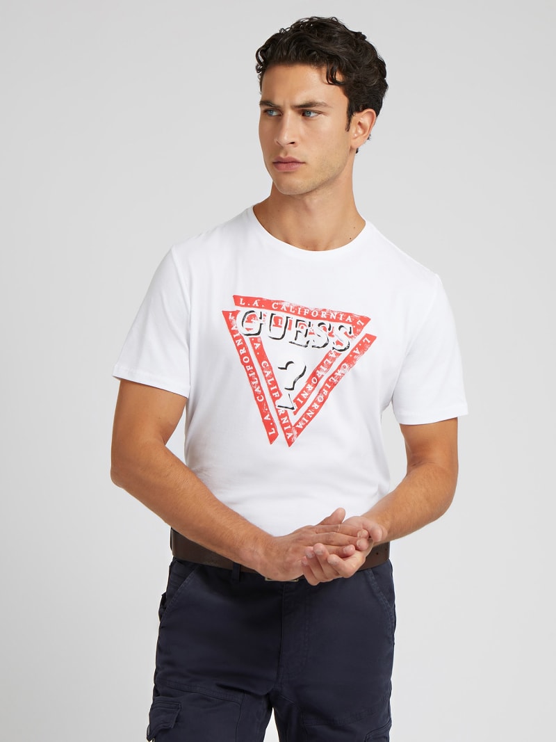 T-shirt με τριγωνικό λογότυπο