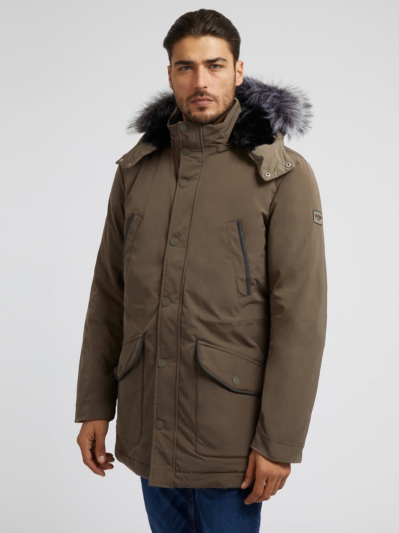 Parka de plumón auténtico