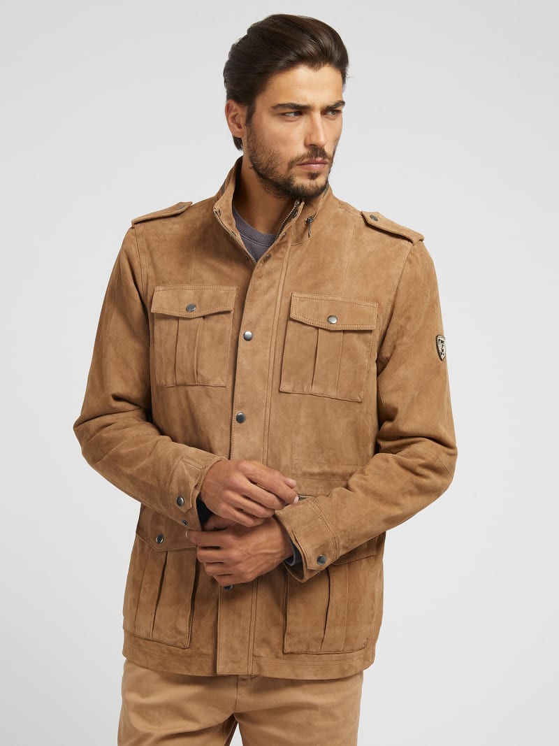 GUESS® Real suede jacket Men