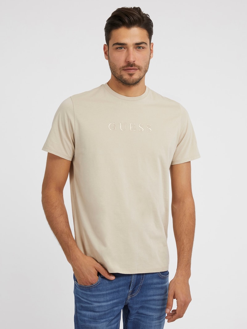 T-shirt με κεντημένο λογότυπο