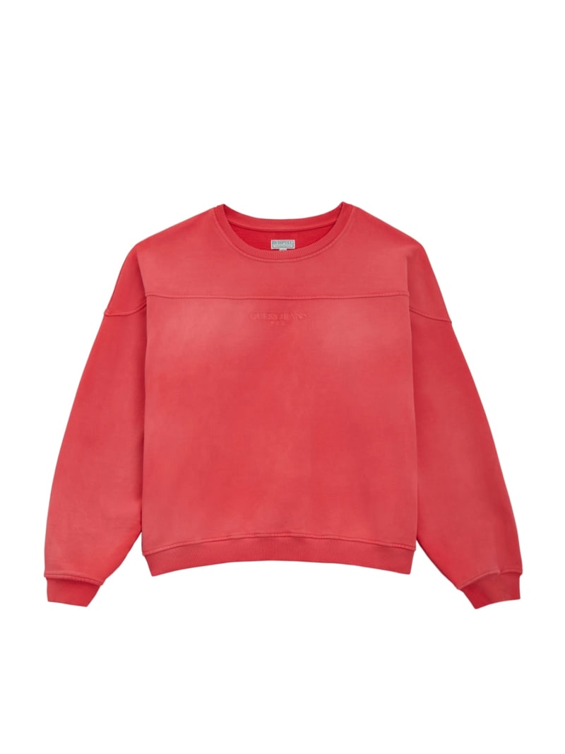 Guess sweatshirt red outlet